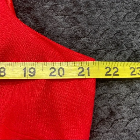 Linen blend women’s top 14 by Ultra Dress New York Buttons down the back - Picture 9 of 14